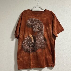 Rattlesnake Snake Charmer Diamondback Reptile  Venom The Mountain T-Shirt  XL